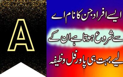 A Name Walon Ki Shaksiat