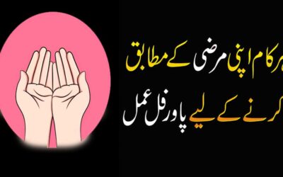 Har Kaam Apni Marzi Se Karwane Ka Wazifa